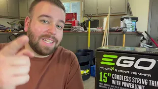 EGO Powerload Carbon Fiber String Trimmer Unboxing