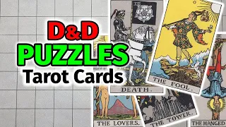 D&D Tarot Card Puzzle - Dungeons and Dragons Logic Puzzle - The Witching Hour Tarot Puzzle