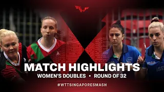 Dora Madarasz/Georgina Pota vs Giorgia Piccolin/Debora Vivarelli | WD | Singapore Smash 2022 (R32)