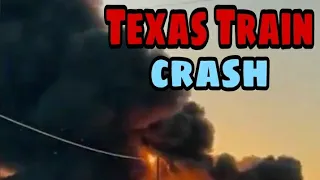 Texas train crash – Carriage collides with 18-wheeler triggering huge fireball explosion
