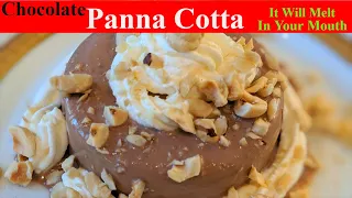 Easy Chocolate PANNA COTTA Recipe - You Will Love It