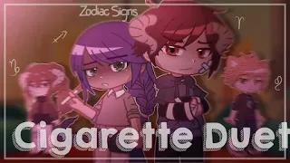 ⚱️ Cigarette Duet ⚱️ Zodiac Signs 🔮 Gacha Club Music Video 🔆