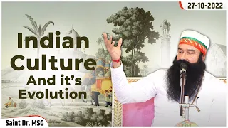 Indian Culture & Its Evolution | Saint Dr. MSG | 27th October 2022 | Live from Barnawa, UP