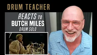 Drum Teacher Reacts to Butch Miles - Drum Solo