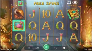 Book of Atem (slot) - base game and free spins game demo