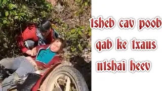 xov xwm tshiab - tsheb cas poob qab ke txaus ntshai heev li 17/10/2022