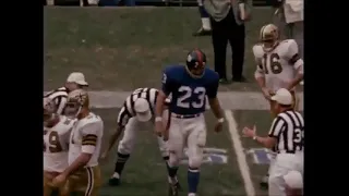 1968 Saints at Giants week 4
