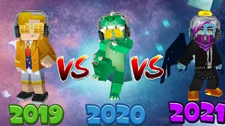 AzarMen 2019 vs 2020 vs 2021! /Blockman go