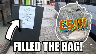 How Much Profit Can You Make Filling A Bag For £5??