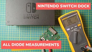 Nintendo switch dock NOT working - REPAIR it with these diode measurements