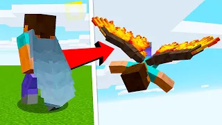 🦋 COMO PEGAR NOVAS ASAS ELYTRAS MELHORADAS NO MINECRAFT