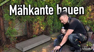 Wie baue ich eine Mähkante?