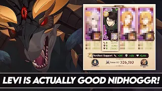 CAN FINAL SEASON LEVI BEAT THE HARDEST DEMONIC BEAST?! NIDHOGGR SHOWCASE! (PvE Showcase) 7DSGC