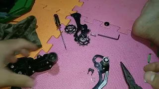 shimano ty500 / how to remove cage / disassemble