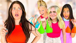 SWiMSUiT SHOPPiNG WiTH MY TEENAGE SISTERS!! *BOYS FOLLOW US* 😳