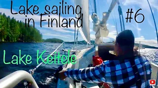 Sailing lake Keitele, in Finland. Ep.6.  Sailing Finnish lakes 2022