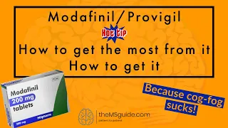 MODAFINIL (aka Provigil) DID AMAZING THINGS FOR MY COGNITION