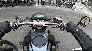 Prise en main du Zontes Scrambler 125 dans Paris