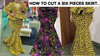 How To Cut a Six Pieces Skirt.
