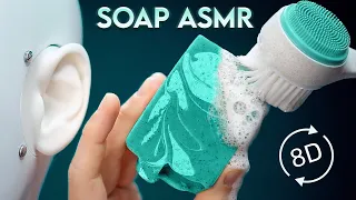 ASMR 8D SOAP SPA 🧼 Satisfying Triggers for Deep Relaxation and Restful Sleep [Ear to Ear]