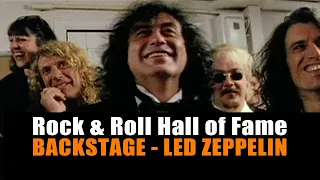 Led Zeppelin - Backstage, Rock and Roll Hall of Fame 1995