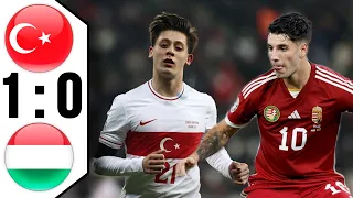 Hungary vs Turkey 1-0 HIGHLIGHTS | Dominik Szoboszlai Penalty Goal | arda guler vs hungary 2024