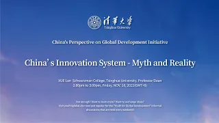 LIVE: China’s Innovation System - Myth and Reality | Lecture