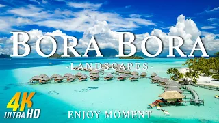 Bora Bora 4k - Scenic Relaxation Film With Calming Music - Amazing Nature - 4K Video Ultra HD