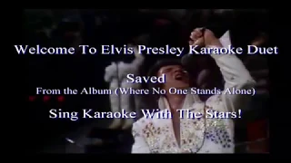 Elvis Presley I'm Saved Karaoke Duet From The Album (Where No One Stands Alone)