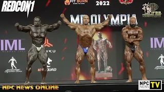 2022 IFBB Mr. Olympia Friday Prejudging Comparisons 4K Video