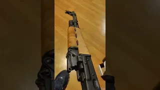 Installing railed dust cover on Ak 47 / Kalashnikov