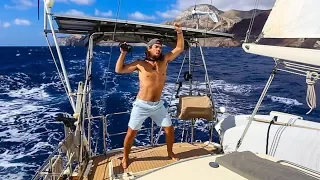 Hand Steering to the Southern Cross! Passage to Brazil Pt. 1! Sailing Vessel Delos Ep. 165