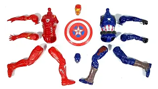 Assemble Toys Captain America vs Ironman Avengers Superhero Toys