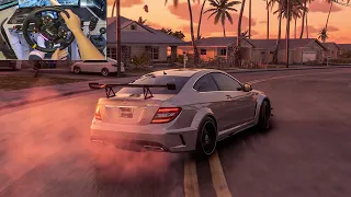 800HP Mercedes C63 AMG Black Series Full Send! - The Crew Motorfest | Moza R9