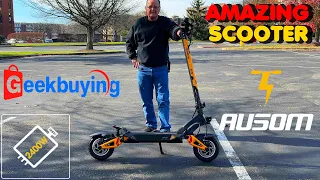 Ausom Gallop Electric Scooter Dual 1200W Motors 41 MPH Top Speed Unboxing and Ride #electricscooter
