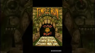 BEING CHASE BY MONKEYS!!! (temple run)