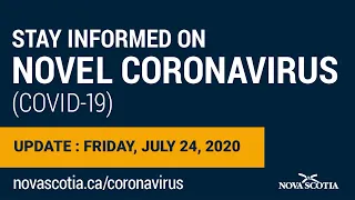 Update COVID-19 for Nova Scotians: Friday July 24