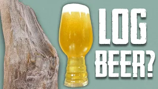 Log Beer - Fermenting with Wood Covered by Wild Yeast