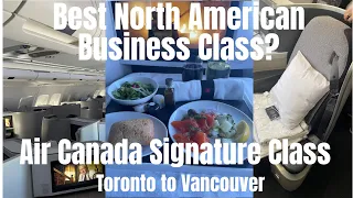 Air Canada Signature Class from Toronto to Vancouver