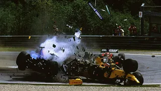 Panis Engine Failure + Heidfeld/Sato Crash | 2002 Austrian Grand Prix