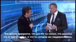 Thomas Anders. Running broadcast channel DRF1. Berlin, Germany. 07.02.2015 RUS SUB