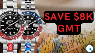 See the steel GMT you can actually purchase. Davosa Ternos Ceramic 40mm Automatic
