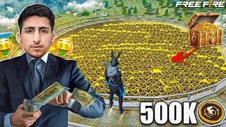 500K Coins In Free Fire😱🤣49 Players Collecting Coins - Free Fire India