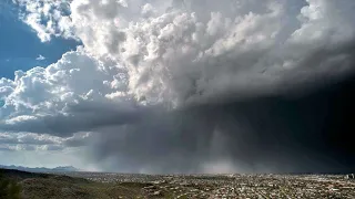 Rain Bomb: Rare 'Wet Microburst' Caught oin Camera in Stunning Timelapse.Cloudburst.Ливень.Дождь. 雨