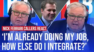 Robert Jenrick criticises 'lack of integration' from immigrants | LBC callers react