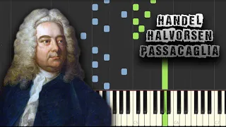 Handel, Halvorsen - Passacaglia - [Piano Tutorial] (Synthesia) (Download MIDI + PDF Scores)