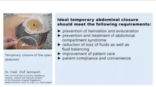 Temporary abdominal closure