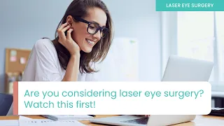 Are you considering laser eye surgery? Watch this first!