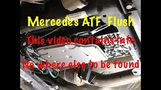 MERCEDES BENZ 7-Speeds 722.9 ATF FLUSH not a Change