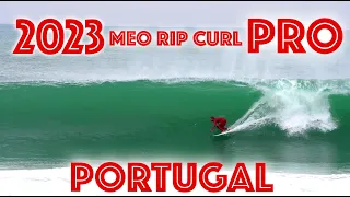 PERFECT SUPERTUBOS WITH THE WORLDS BEST SURFERS // 2023 MEO RIP CURL PRO PORTUGAL // FREE-SURFING